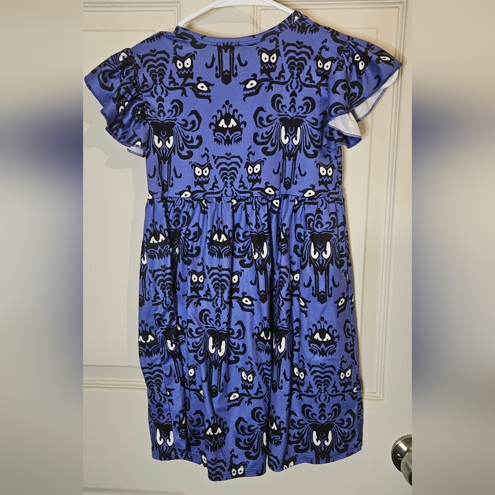 Haunted Mansion Disney Patterned Dress